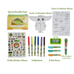Innovative Designs 5x7 puffy sticker sheet with Baby Yoda shapes for crafts