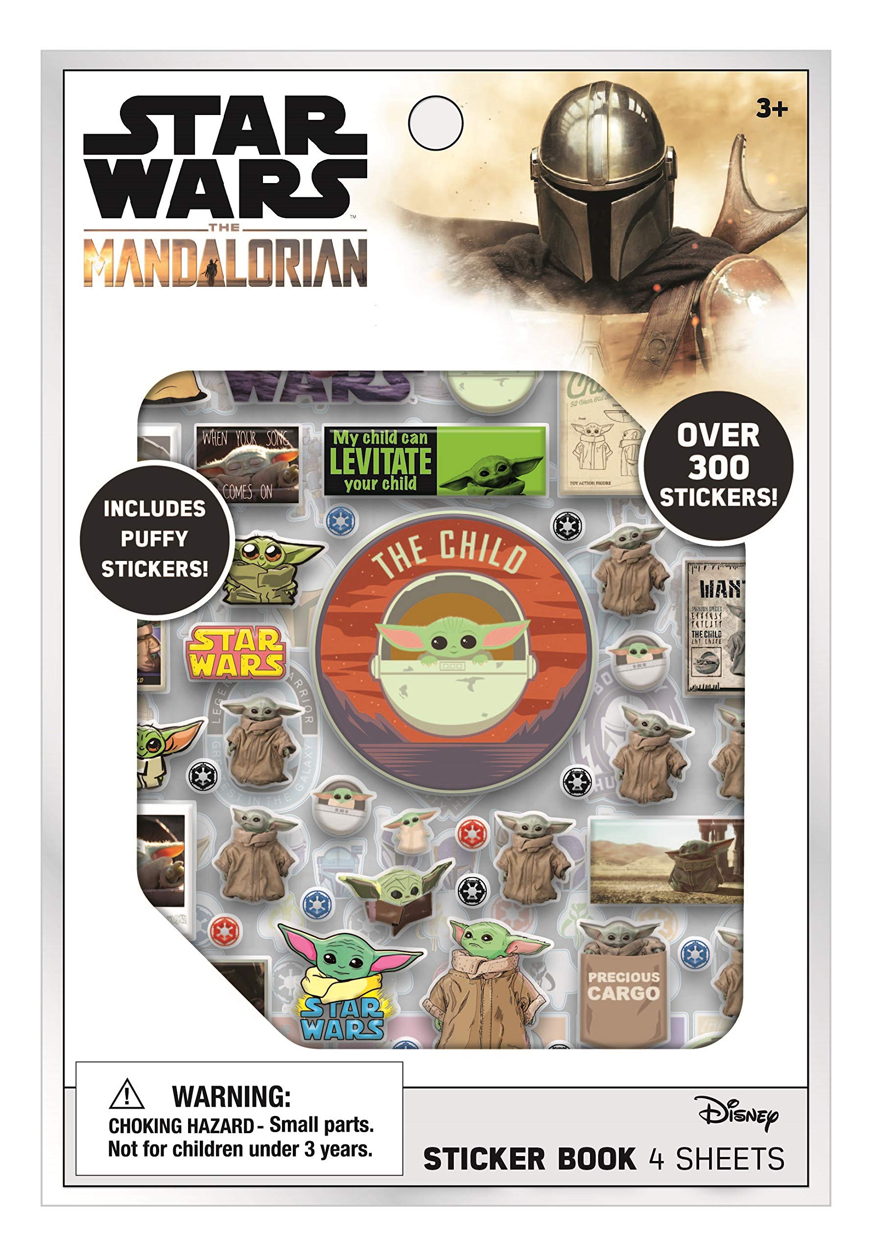 Innovative Designs Baby Yoda sticker pack cover showing the full sticker set for creative projects