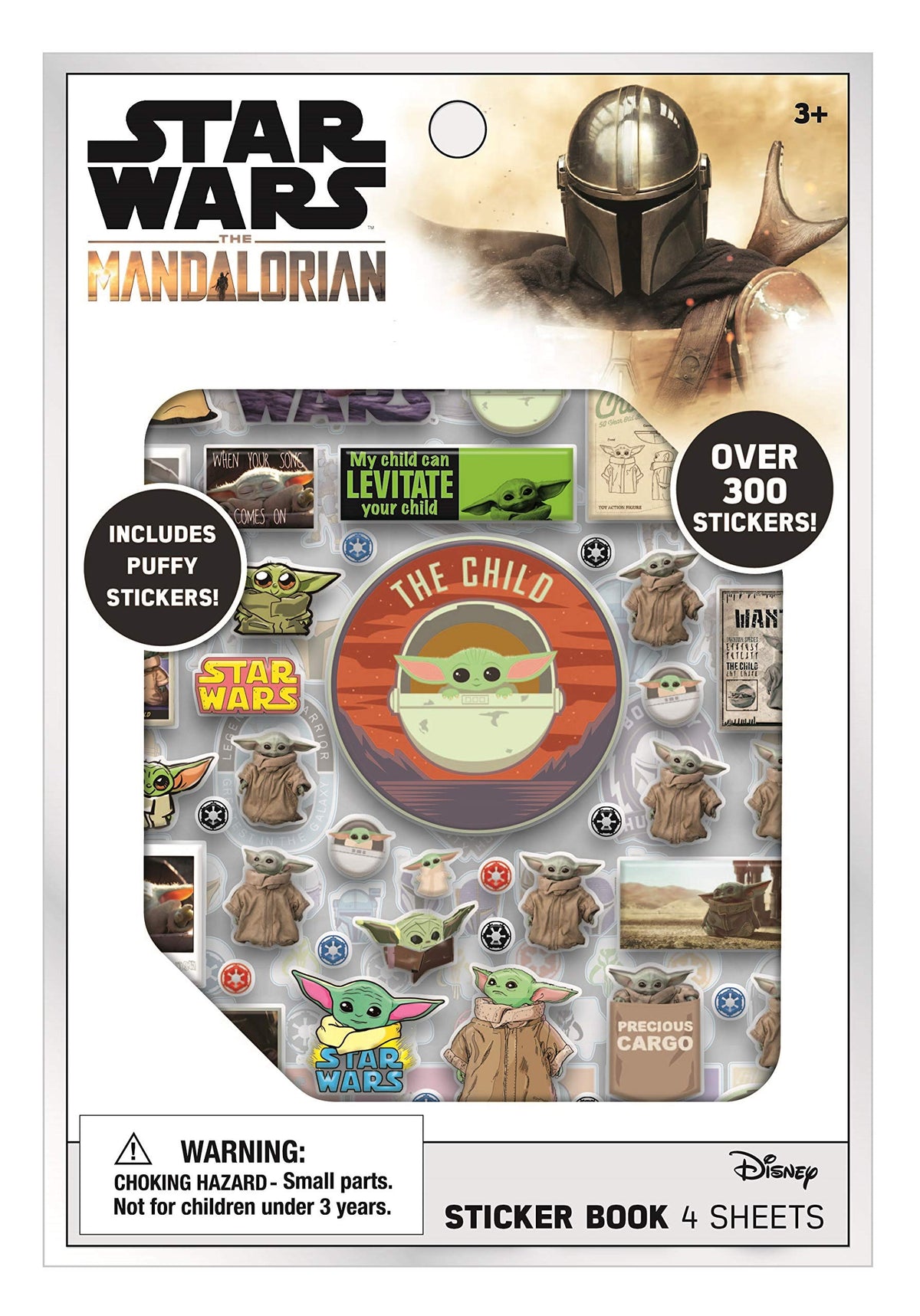 Innovative Designs Baby Yoda sticker pack cover showing the full sticker set for creative projects