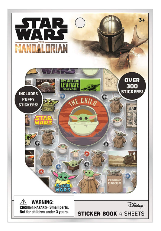 Innovative Designs Baby Yoda sticker pack cover showing the full sticker set for creative projects