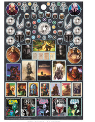 Innovative Designs Baby Yoda sticker sheets collection for decorating notebooks and bottles