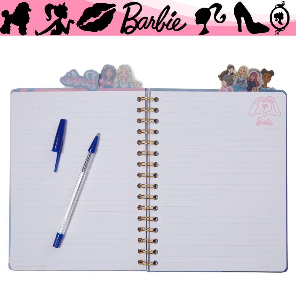 Innovative Designs Barbie Tab Journal dream house themed cover design stands out.