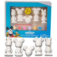 Innovative Designs Disney Mickey figurines paint set box ready for creative painting sessions