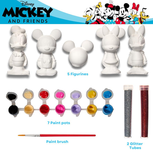 Innovative Designs Disney Minnie figurines paint set box for colorful character crafts
