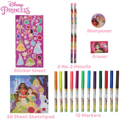 Innovative Designs Disney Princess Color and Roll sketch pad provides a portable drawing surface.