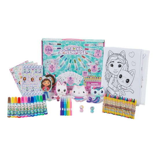 Innovative Designs Gabby's Dollhouse art set with 12 markers for bright doodling sessions.