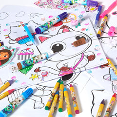 Innovative Designs Gabby's Dollhouse art set with 300 stickers for decorating projects.