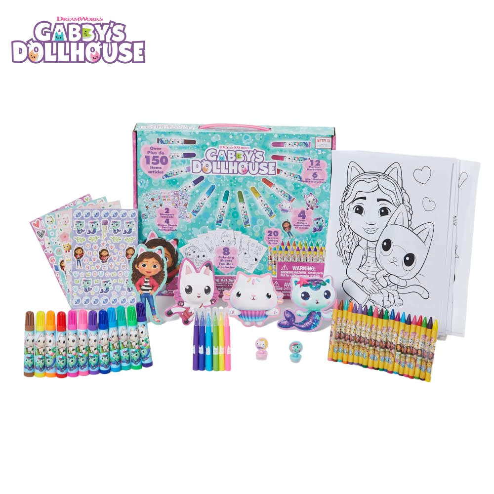 Innovative Designs Gabby's Dollhouse art set makes a versatile kid gift.