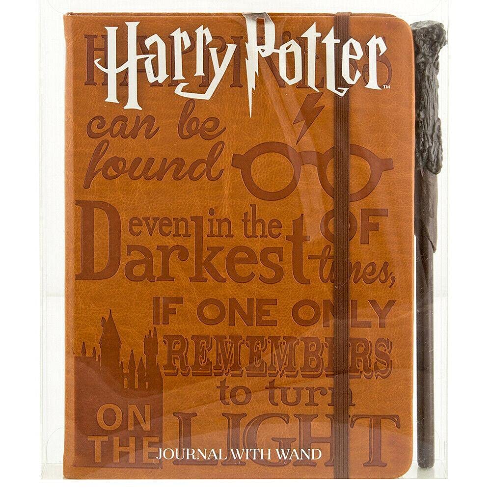 Innovative Designs Harry Potter faux leather journal cover with inspiring quote for focus