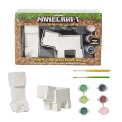 Innovative Designs Minecraft paint set box with all supplies for creative projects.