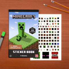 Innovative Designs Minecraft stickers on school supplies spark creativity and play