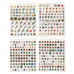 Innovative Designs Minecraft stickers characters like Steve and Creeper spark imaginative play.