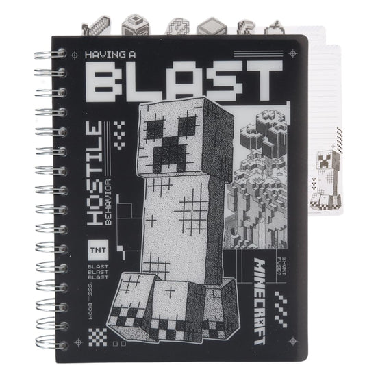 Innovative Designs Minecraft Tab Journal cover with wipe-clean vinyl surface for daily use