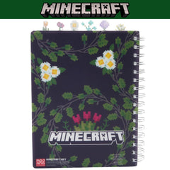 Innovative Designs Minecraft Tab Journal durable vinyl cover resists spills at home or school.