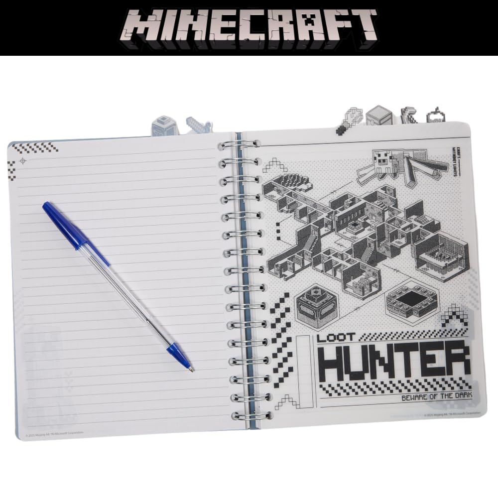 Innovative Designs Minecraft Tab Journal 8x7 inch size fits backpacks and desks
