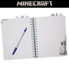 Innovative Designs Minecraft Tab Journal spiral binding lies flat for easy writing