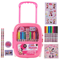 Innovative Designs Minnie color and roll carrying case shown for portable art creation