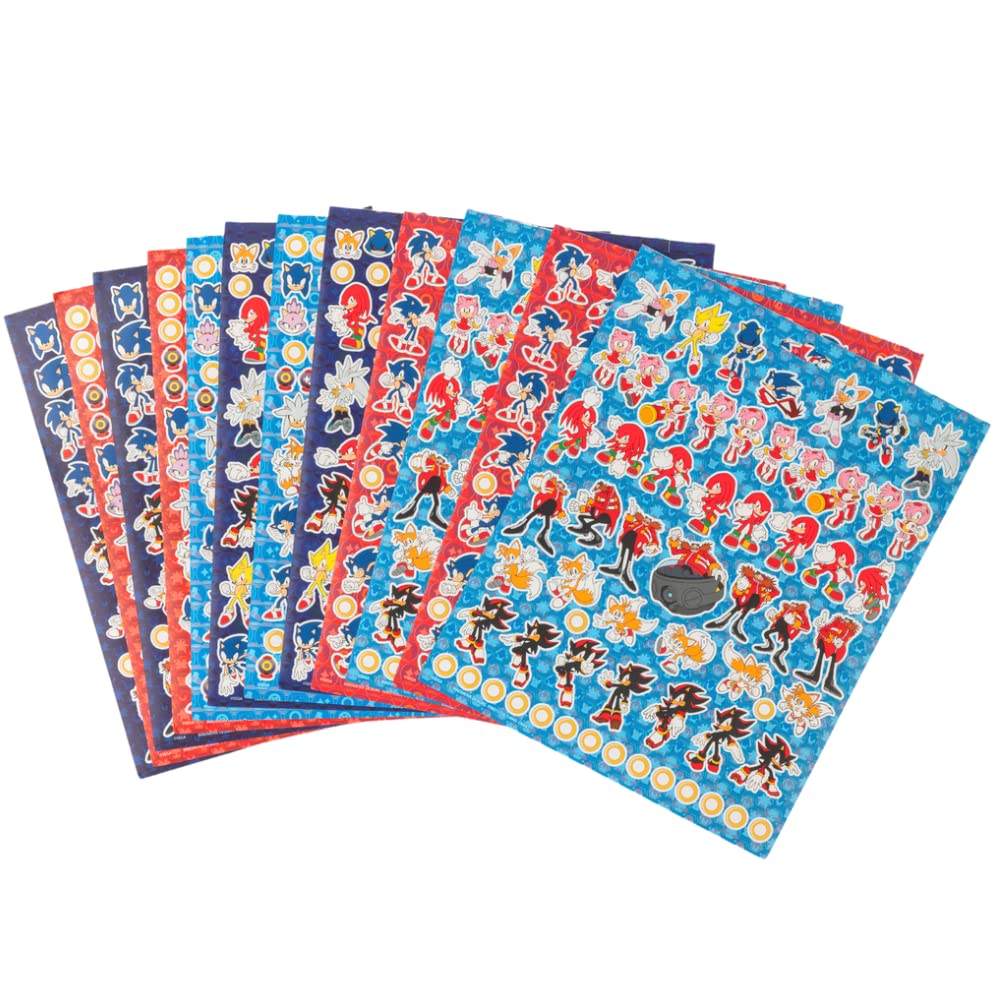 Innovative Designs Sonic Puffy Sticker Sheet showcases texture and playfulness for kids.