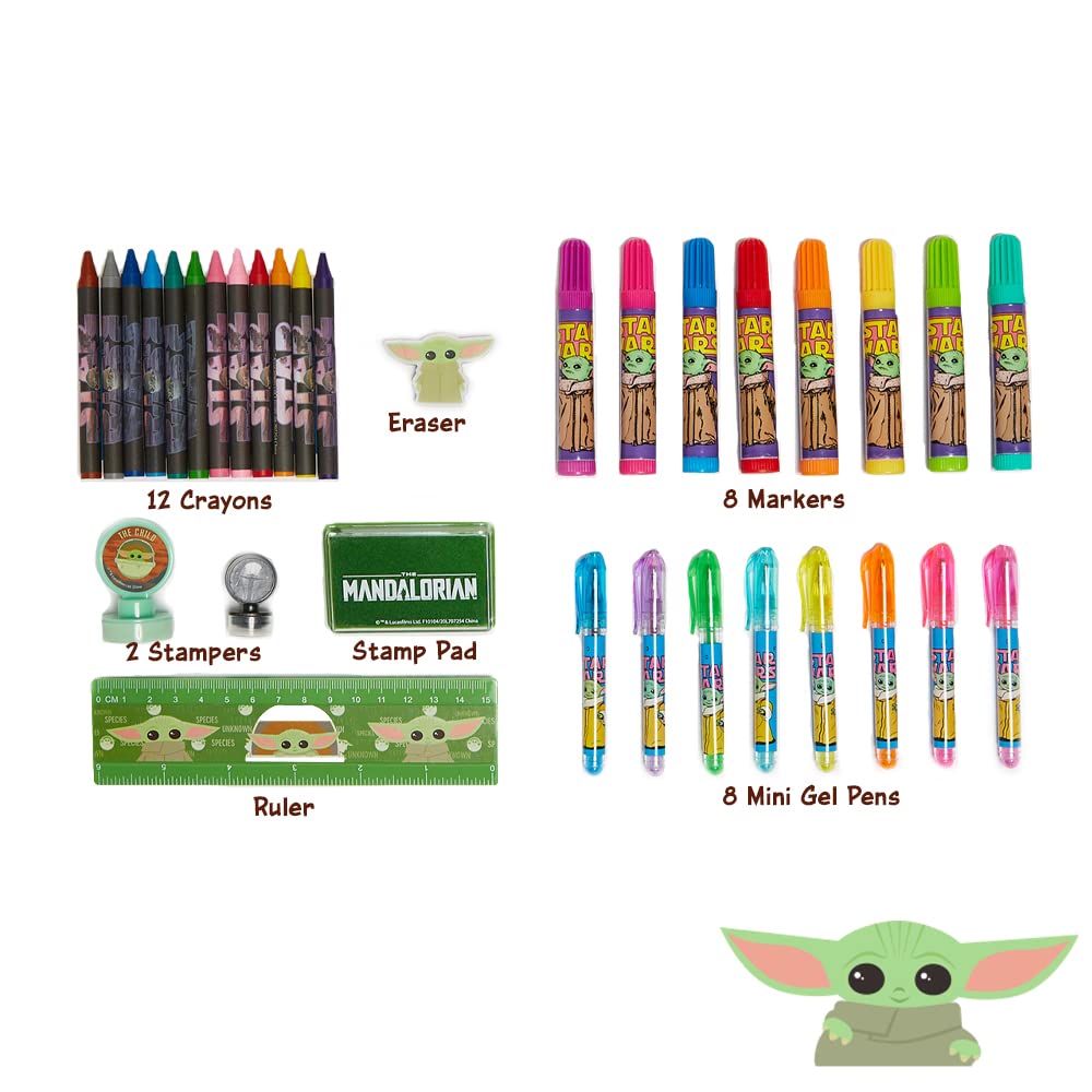 Innovative Designs coloring sheets and crayons inside, perfect for quiet time creativity