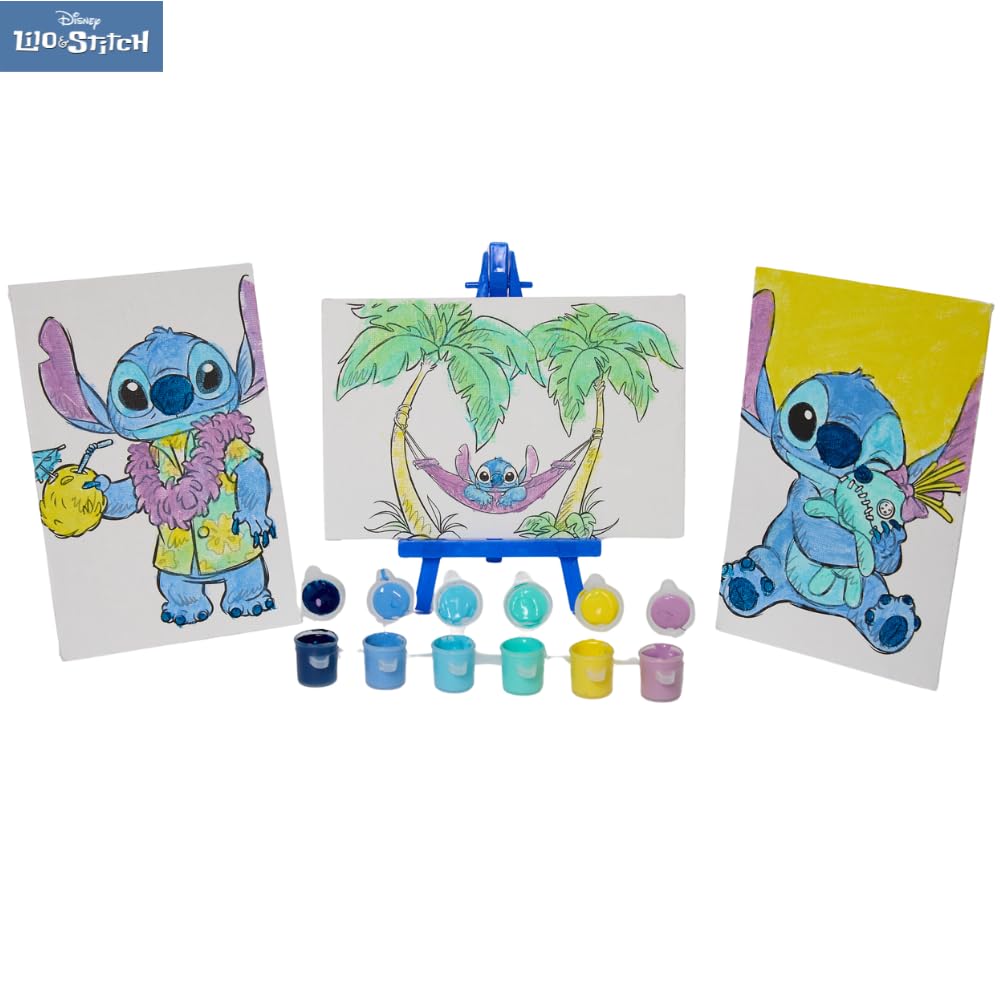 Innovative Designs Stitch kids painting set supports early fine motor skills