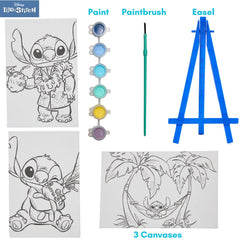 Innovative Designs Stitch mini easel with paints for kid-friendly crafting