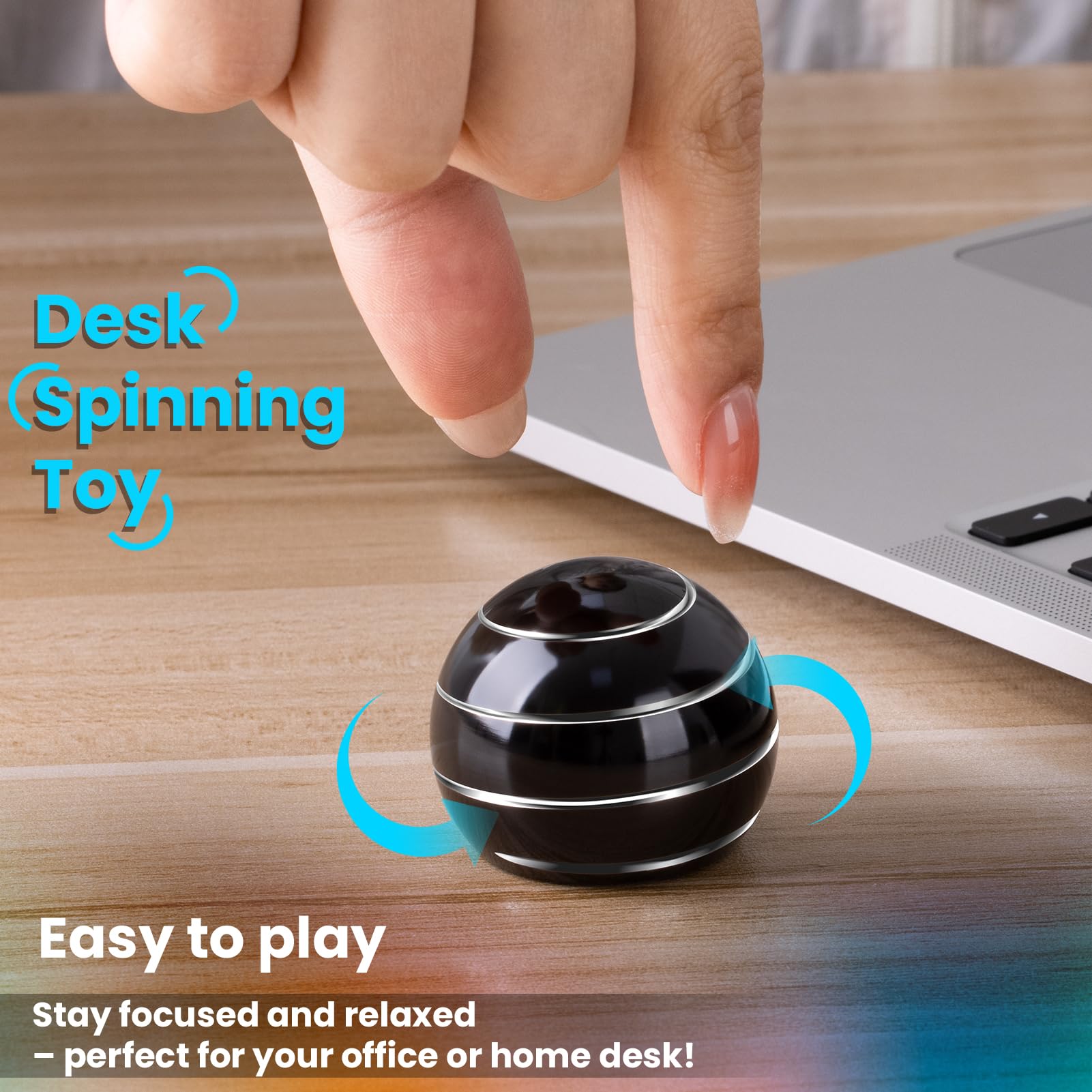 INOVASHON golf-ball-size fidget compact and portable for on-the-go use