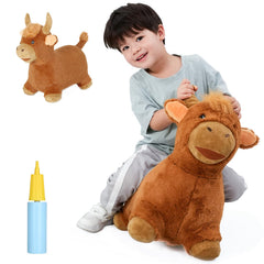 INPANY Bouncy Bull soft plush cover offers a gentle touch and easy cleanup.