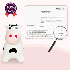 INPANY Bouncy Cow Hopper durable material closeup highlights longevity