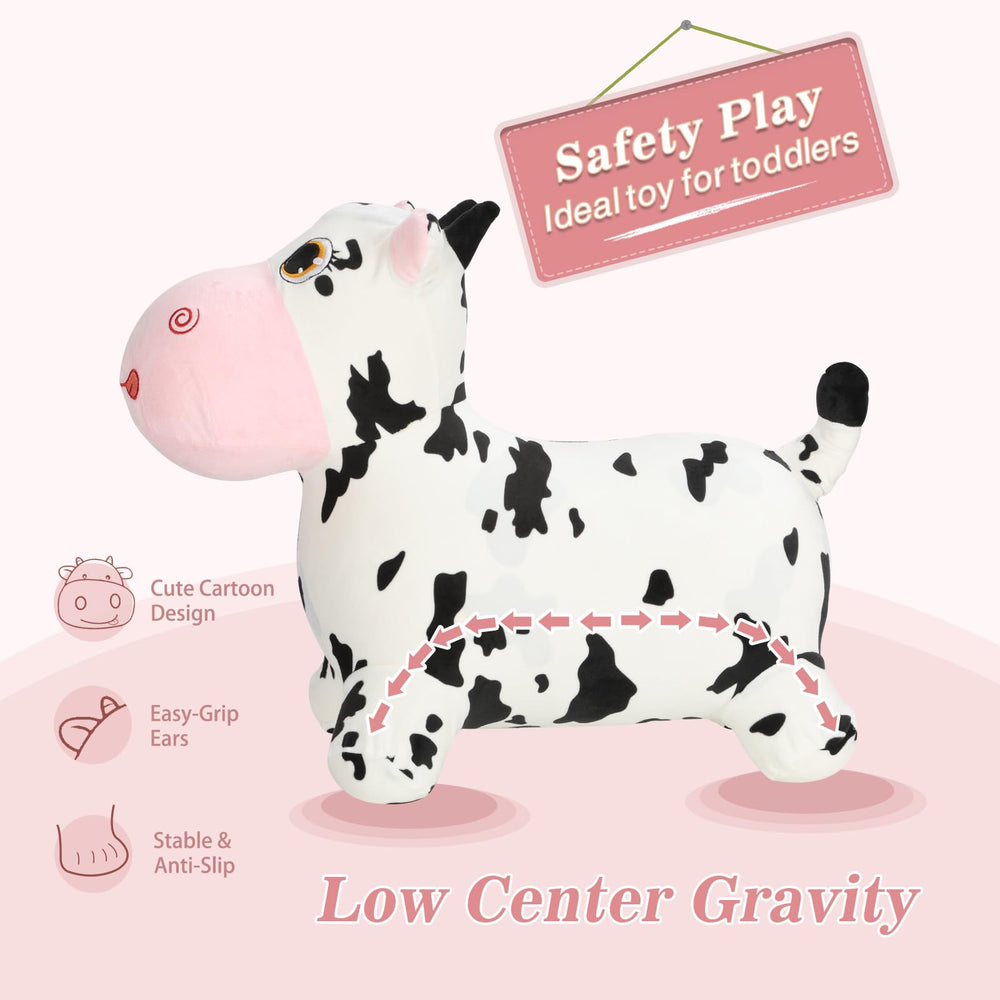 INPANY Bouncy Cow soft plush cover highlights comfortable washable material