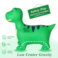 INPANY Bouncy Horse side view—compact ride-on for balance and gross motor fun.