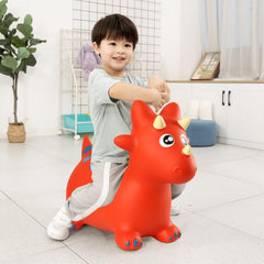 INPANY bouncy horse durable material image underscores long lasting toy.