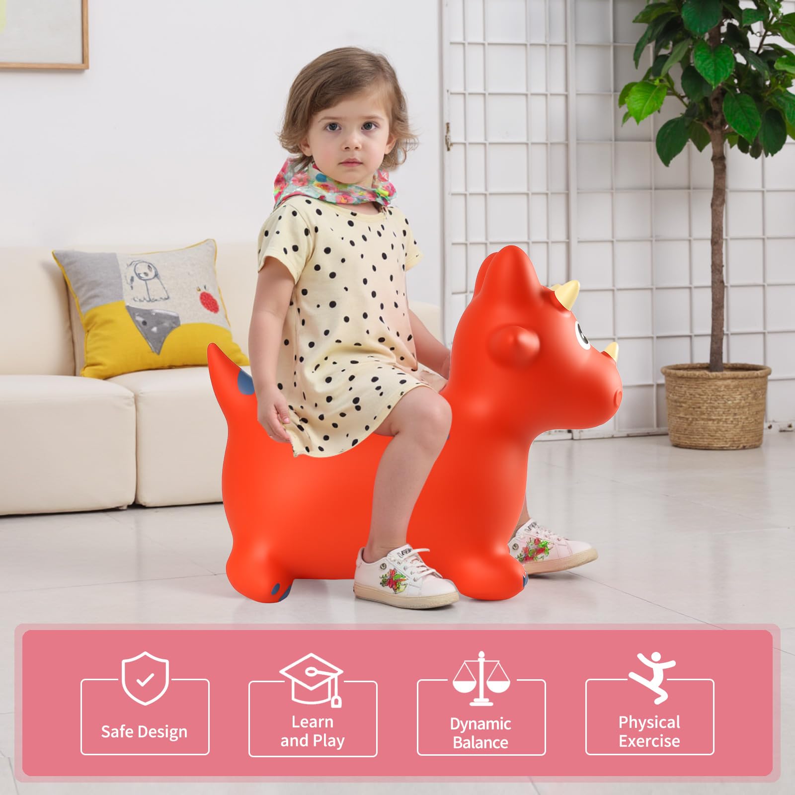 INPANY bouncy horse gift box image emphasizes perfect gifting.