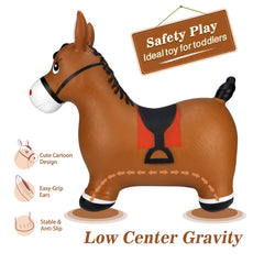 INPANY bouncy horse hopper child playing for active indoor fun