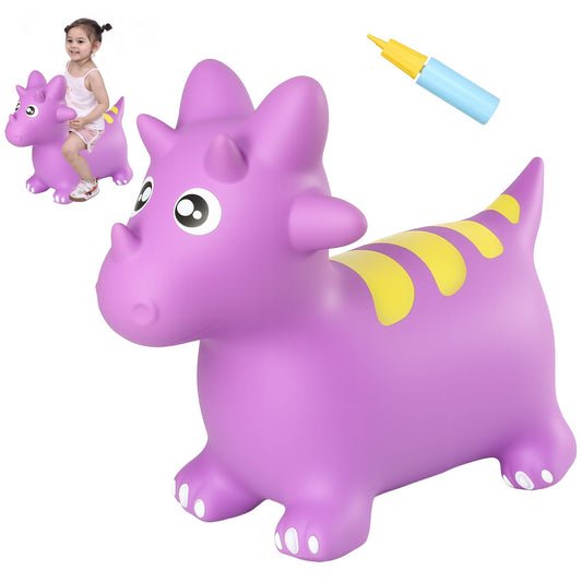 INPANY bouncy horse in purple for playful learning and fun