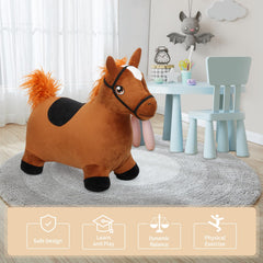 INPANY bouncy horse toy ideal for birthday party setup and decor.