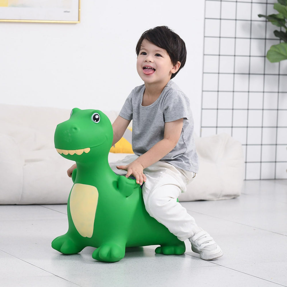 INPANY Bouncy Horse weight-capacity usage—supports lively play up to a safe limit.