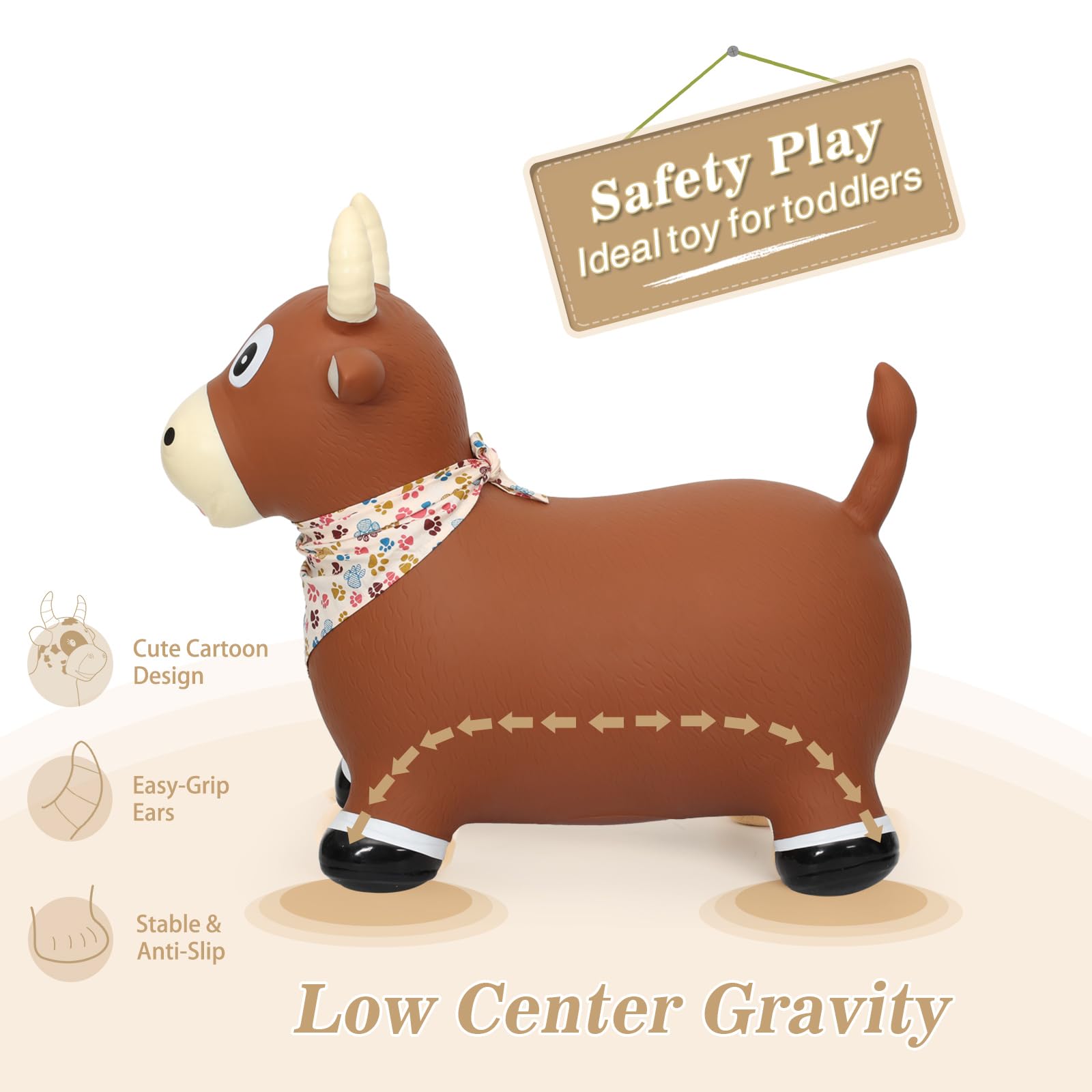 INPANY Cow hopper gift box makes a ready gift for little explorers