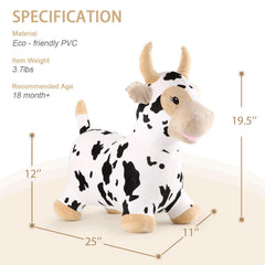 INPANY cow hopper highlights learning and balance through energetic bouncing play