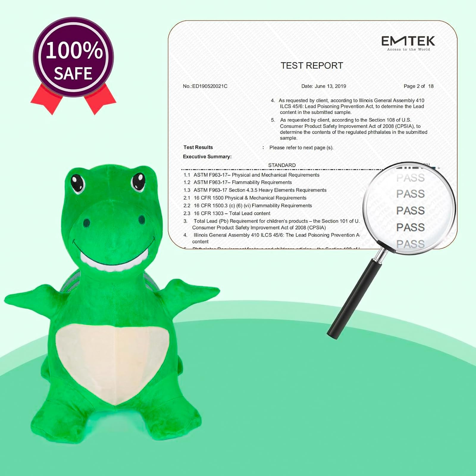 INPANY Dinosaur Hopper ideal for birthday party play and lively gatherings.