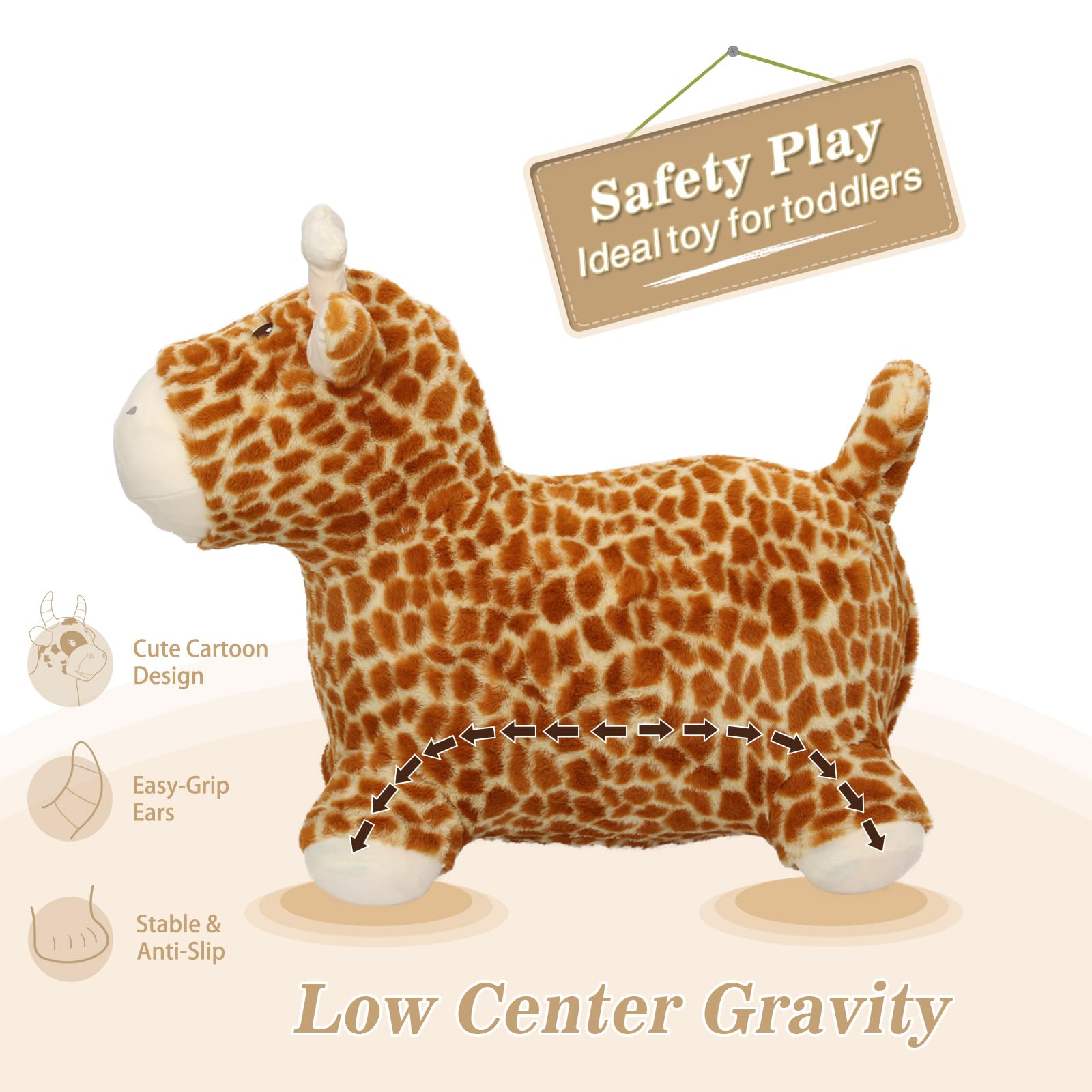 INPANY Durable heavy-duty material ensures long-lasting indoor and outdoor fun.