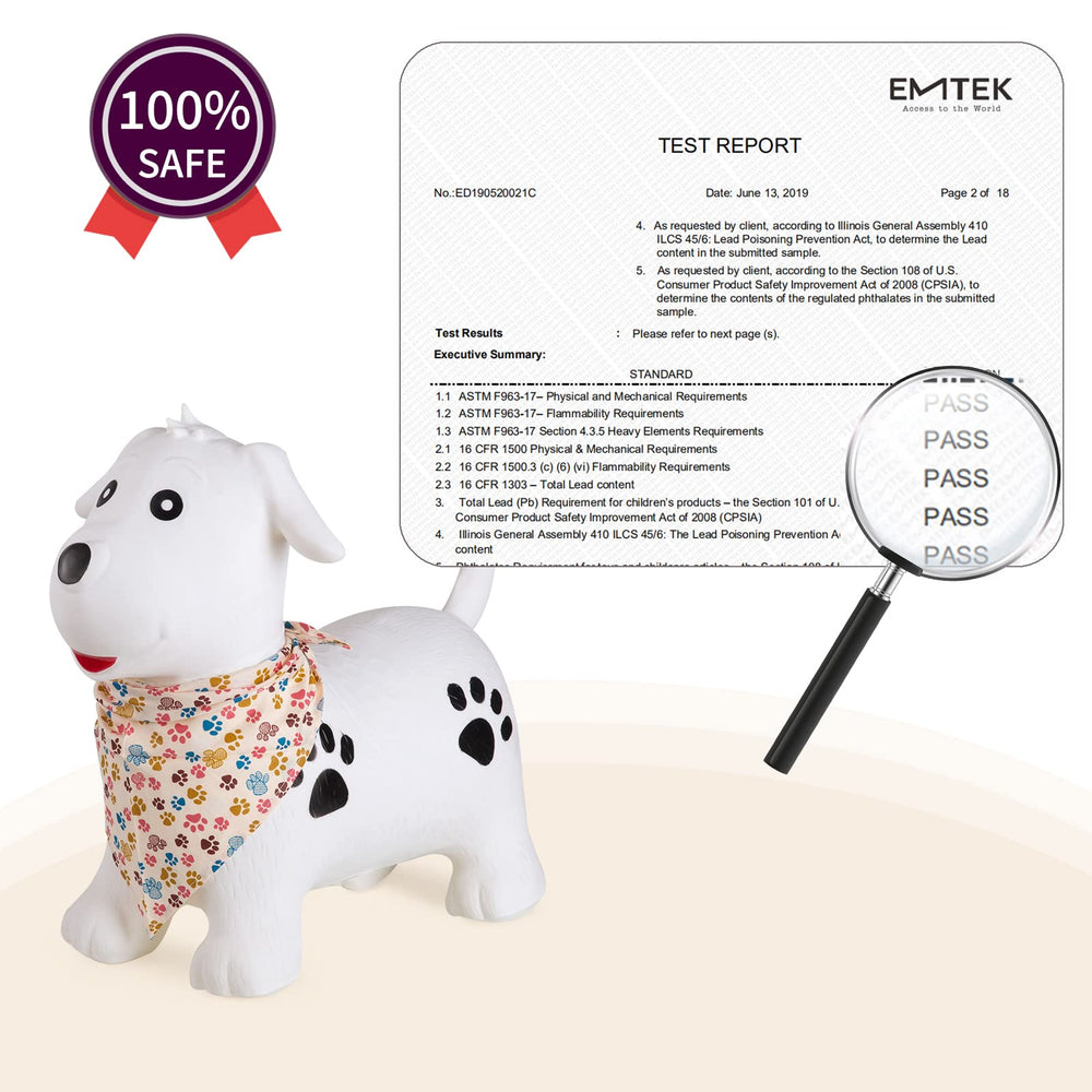 INPANY gift-ready bouncy animal toy for kids, ships in attractive packaging.