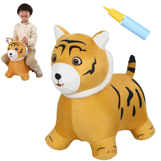 INPANY tiger bouncy hopper toy for toddlers promotes active play.