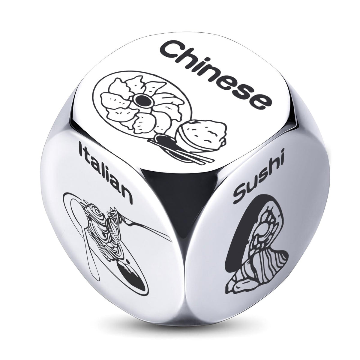 Insaizom stainless steel dice gifts with durable design for parties