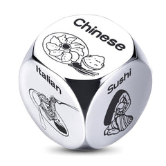 Insaizom stainless steel dice gifts with durable design for parties