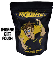 Insane footbag durable stitching highlights reliability during intense play