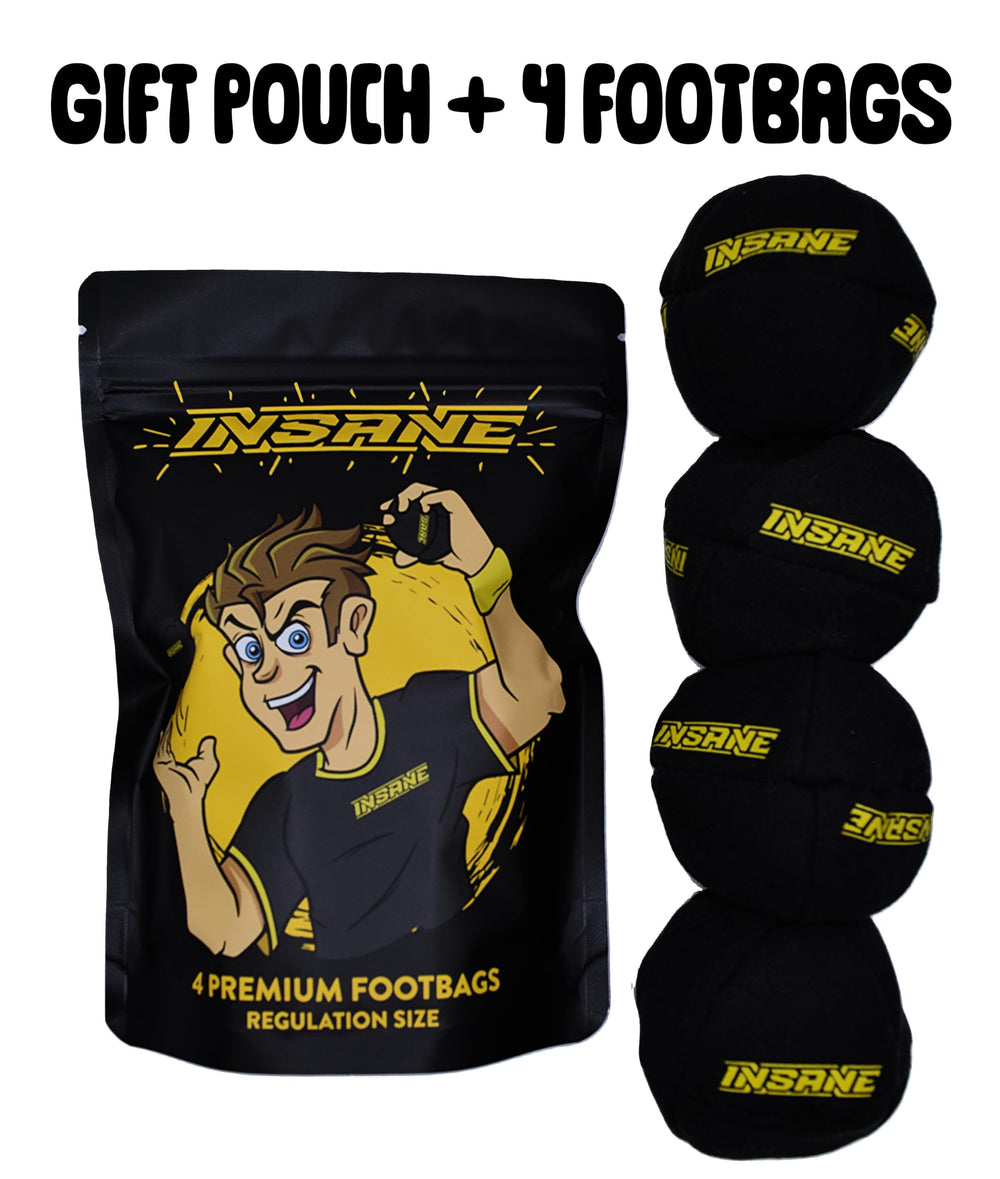 Insane footbag signature gift pouch enhances gifting moment and storage