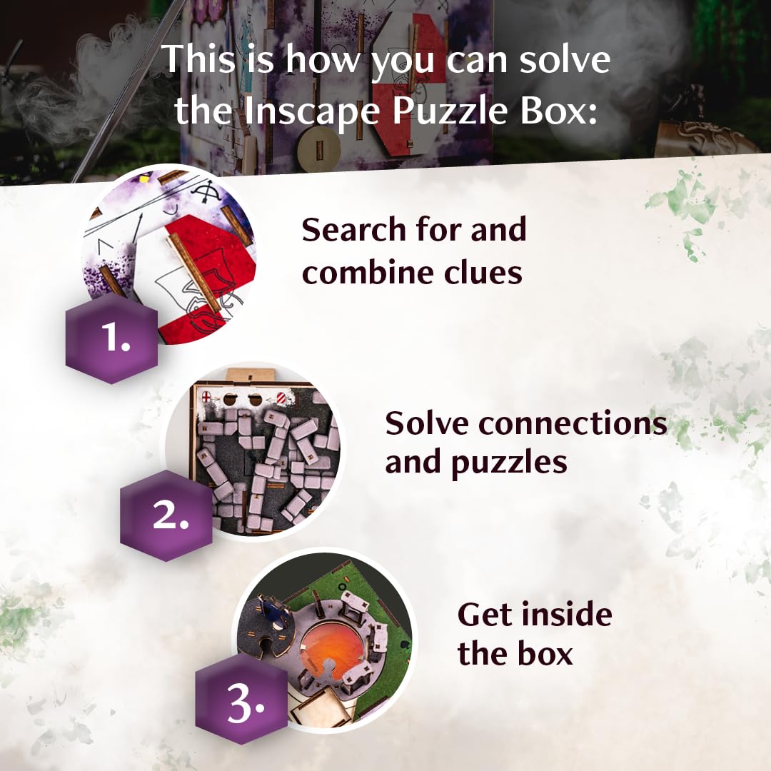 INSCAPE Cluebox Stonehenge Legacy puzzle parts showing complexity of the challenge