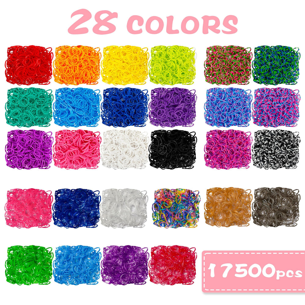 INSCRAFT S-clips and beads for quick loom bracelet assembly