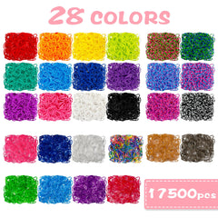 INSCRAFT S-clips and beads for quick loom bracelet assembly