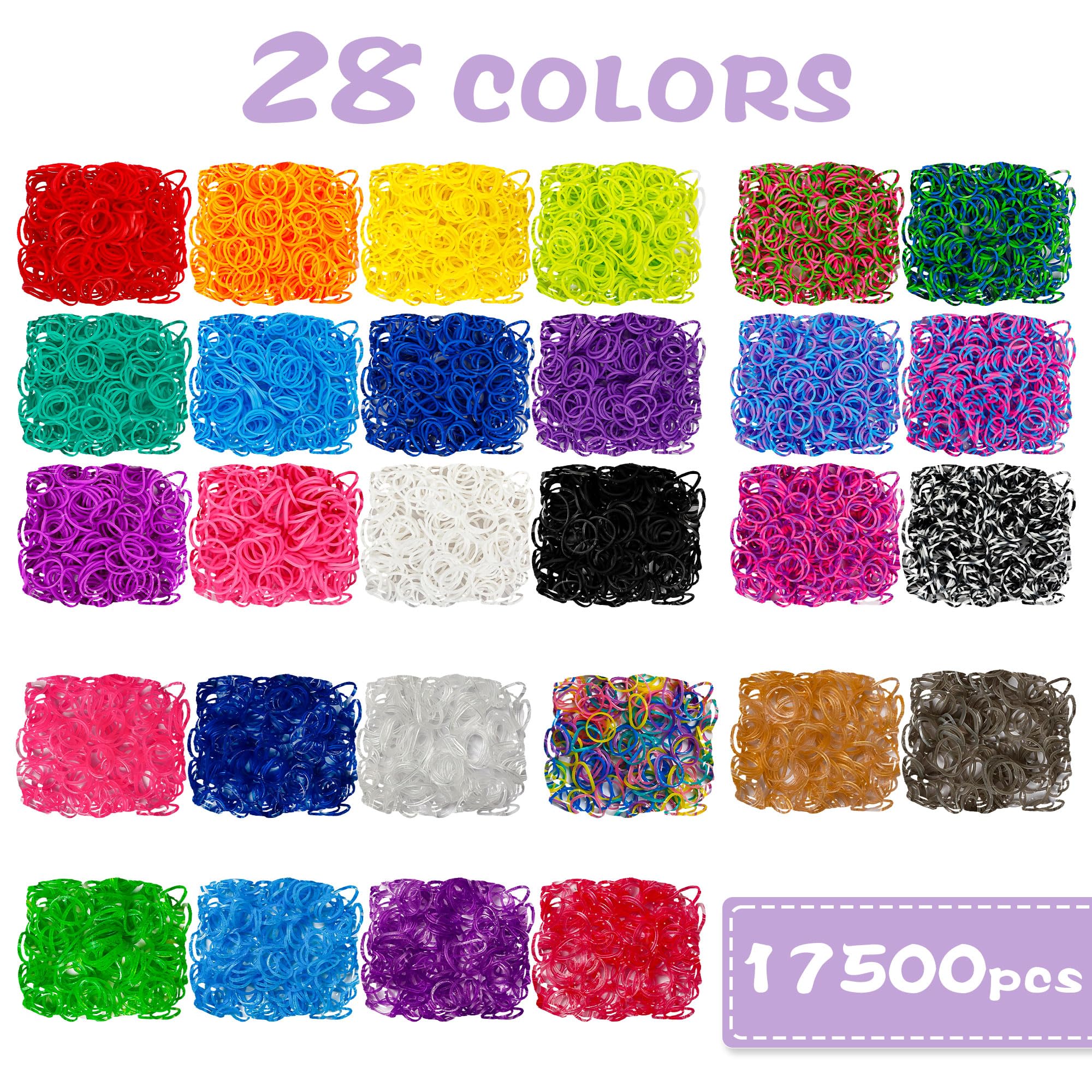INSCRAFT S-clips and beads collection for secure, versatile loom designs.